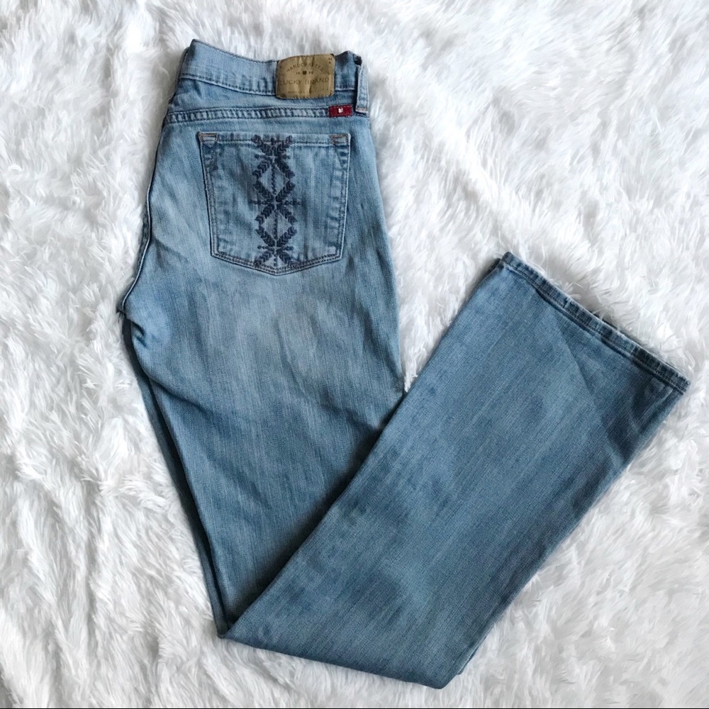 LUCKY BRAND Charlie Baby Boot Light Wash Jeans